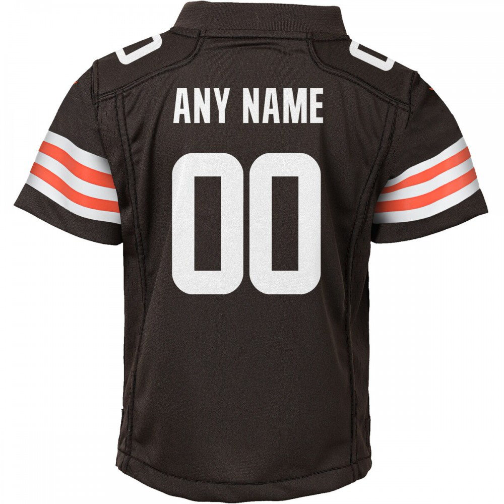 Nike Cleveland Browns Youth Custom Game Jersey - Brown-GridironStore